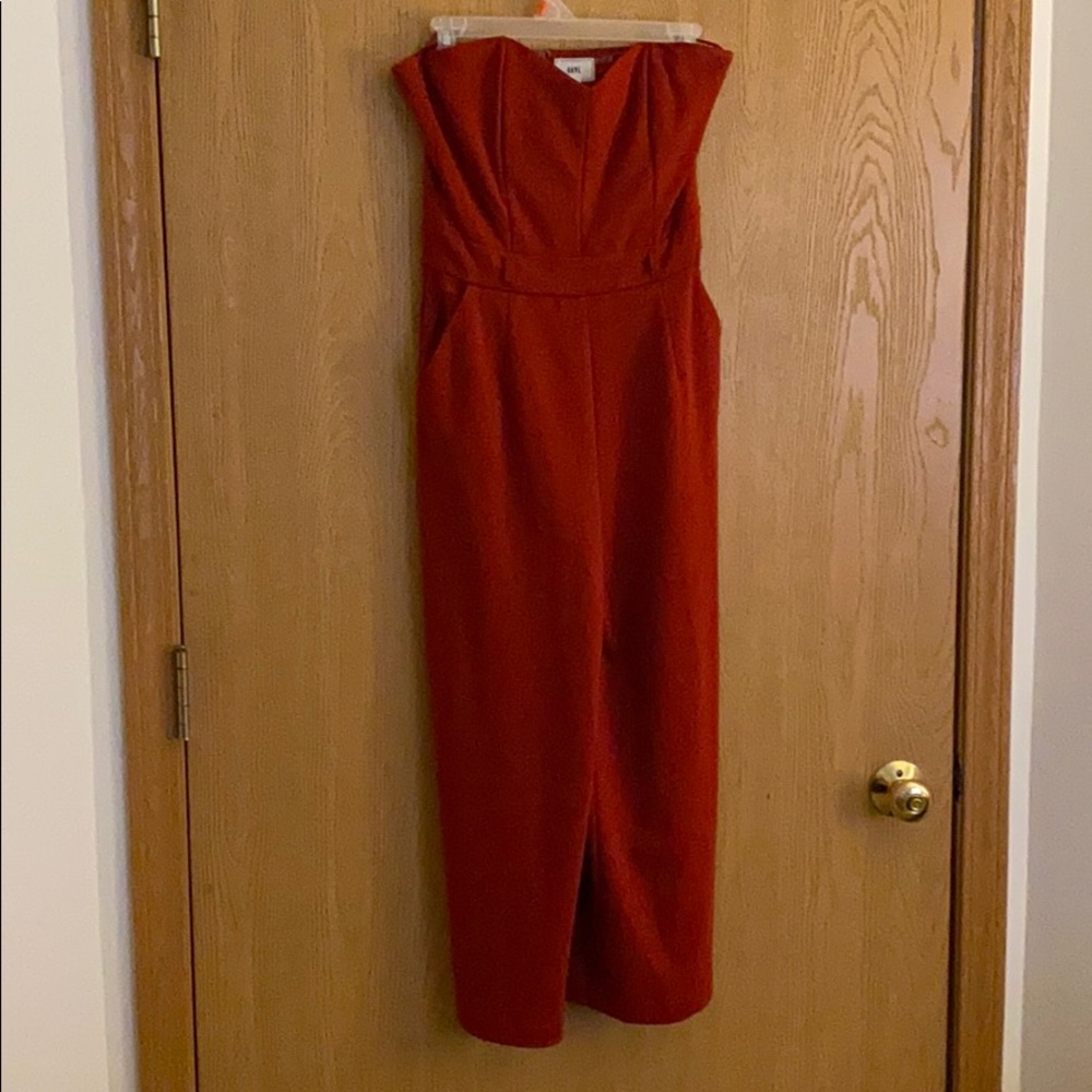 Burnt Orange Jumpsuit